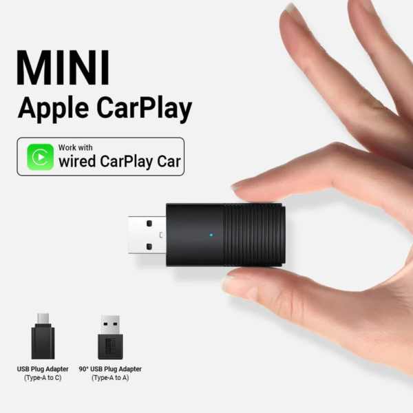 🎄🎄Christmas Early Bird Sale -33%OFF & Upgrades⚡Mini Wireless CarPlay/Android Auto 2 in 1 Adapter - Image 2