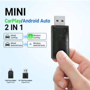 🎄🎄Christmas Early Bird Sale -33%OFF & Upgrades⚡Mini Wireless CarPlay/Android Auto 2 in 1 Adapter